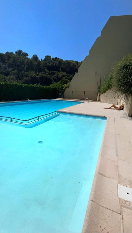 Appartement Luxe - 3 Pieces Avec Vue Mer, Piscine Et Tennis Nice Eksteriør bilde