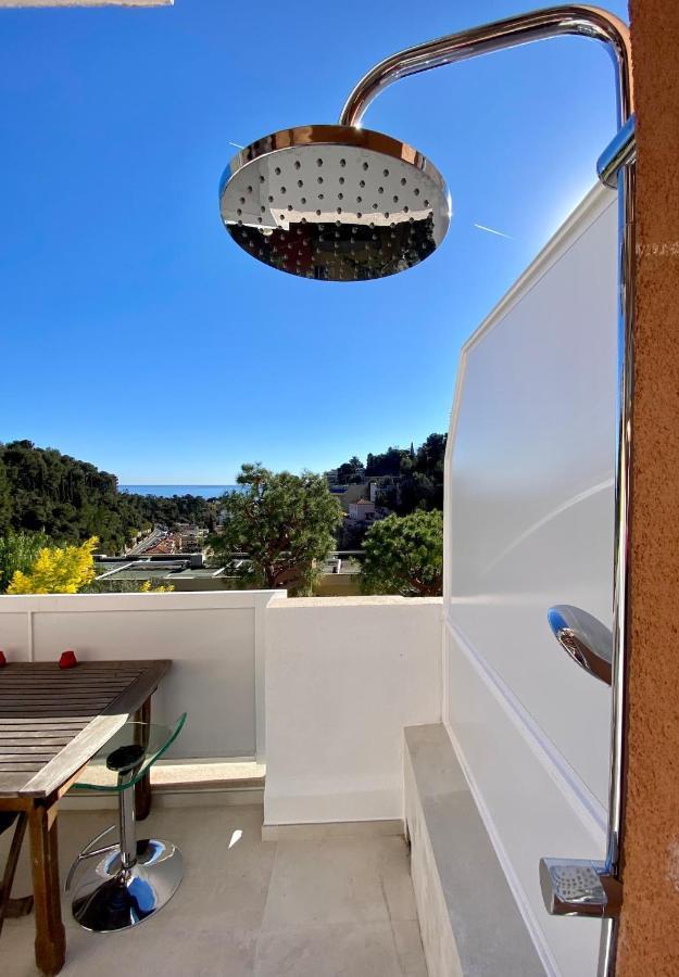 Appartement Luxe - 3 Pieces Avec Vue Mer, Piscine Et Tennis Nice Eksteriør bilde